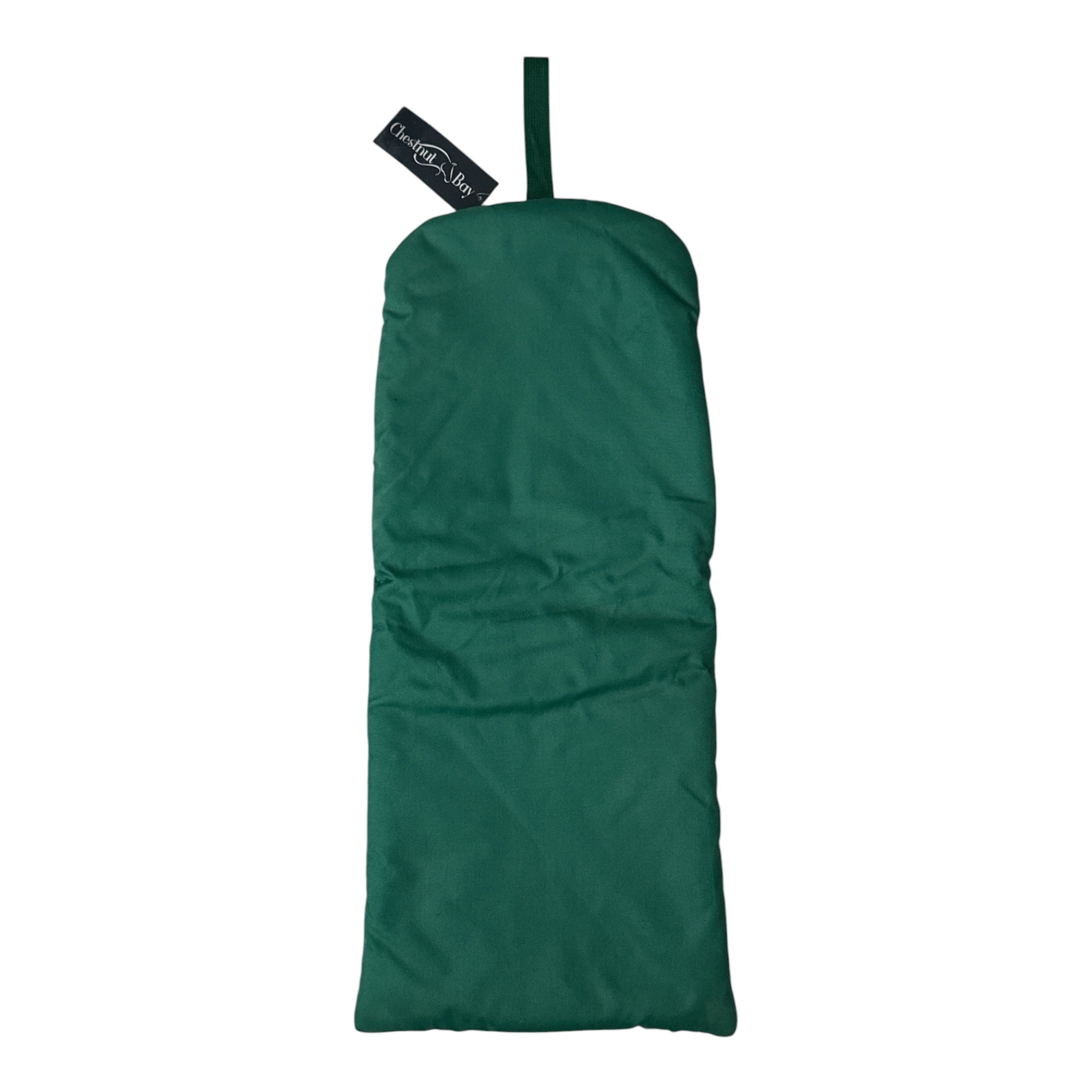 Chestnut Bay Fleece Lined Bridle Bag / Green  NEW