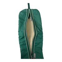 Chestnut Bay Fleece Lined Bridle Bag / Green  NEW