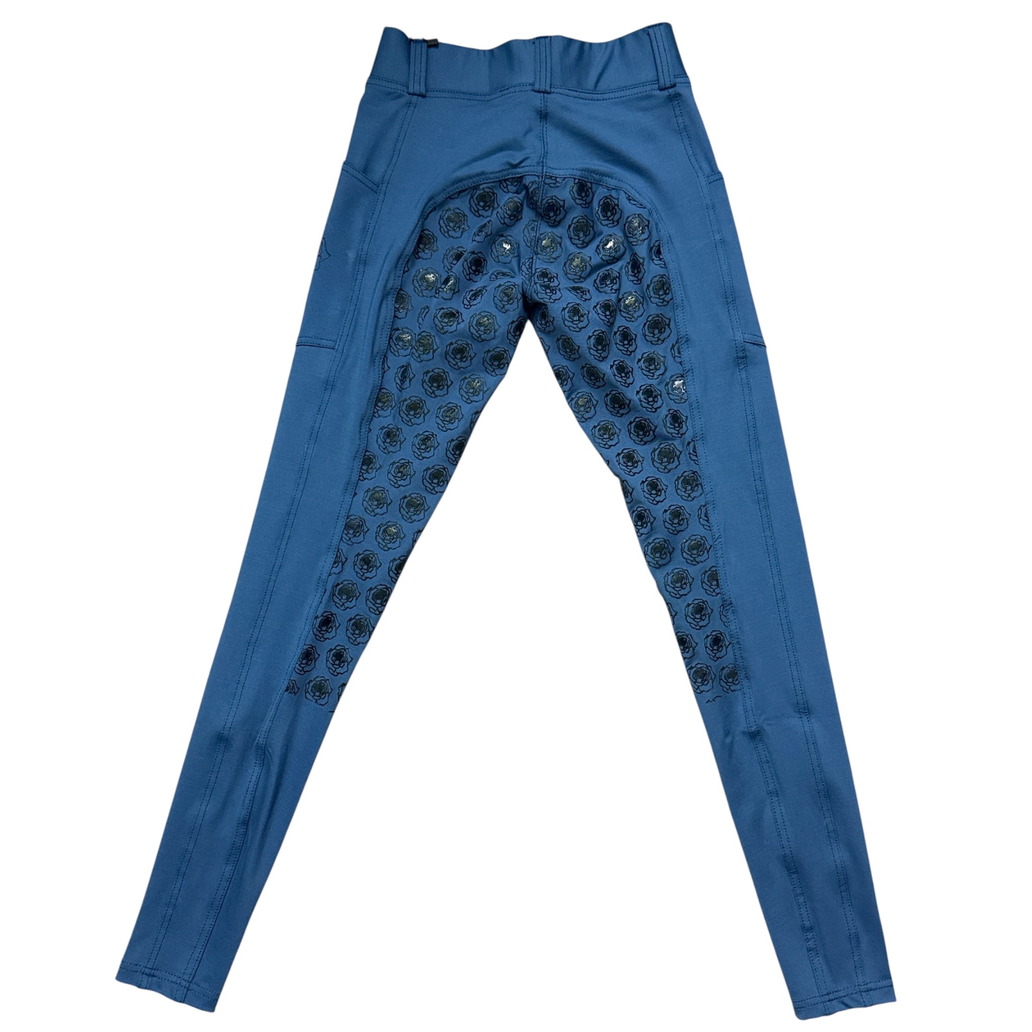 Hannah Childs Danielle Full Seat Riding Tight - Stone Blue / Size XS  NEW