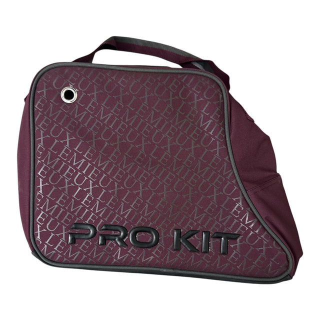 LeMieux Elite Pro Short Boot Bag - Burgundy  NEW