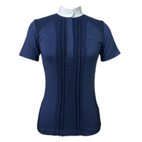 Animo Women's Competition Show Shirt - Navy / Size IT 38