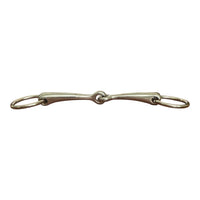 Korsteel Solid Mouth Jointed Loose Ring Snaffle Bit - 5 1/2"