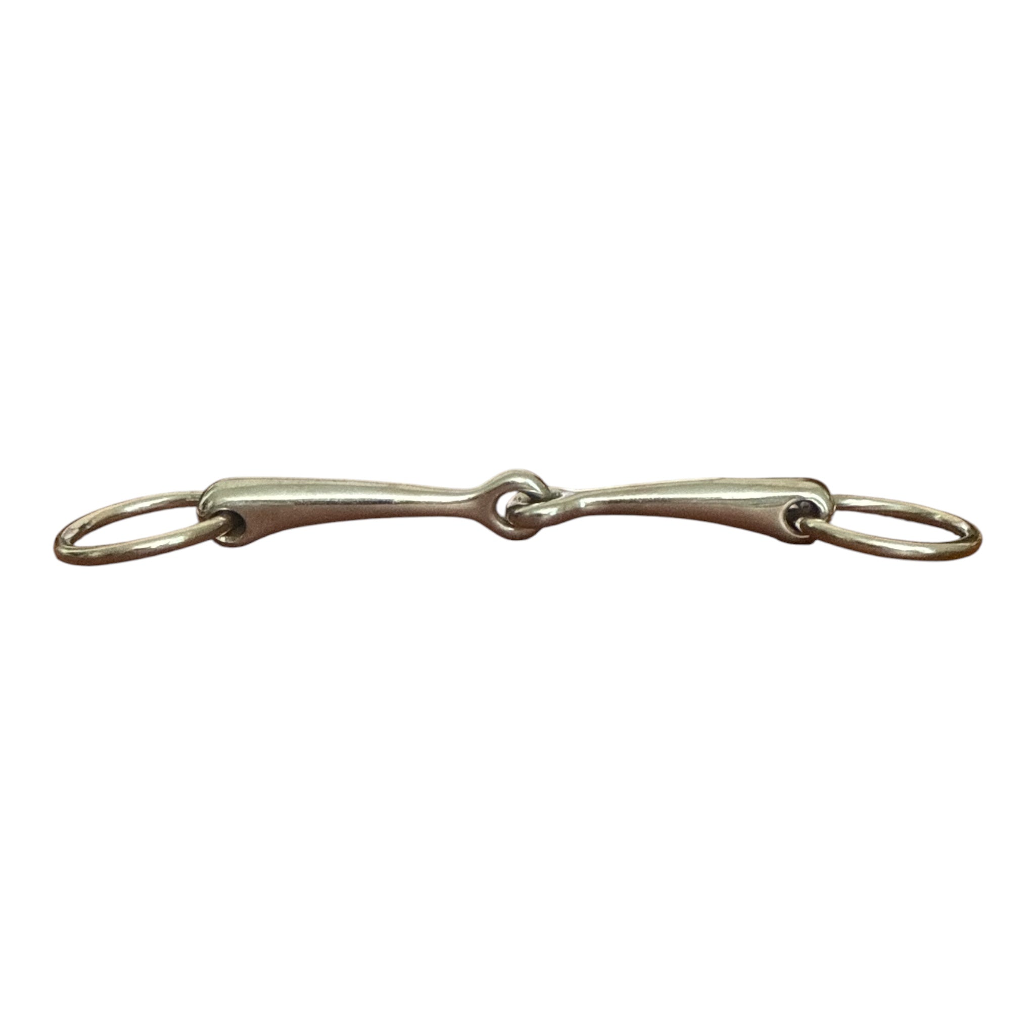 Korsteel Solid Mouth Jointed Loose Ring Snaffle Bit - 5 1/2"