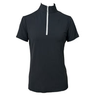 The Tailored Sportsman Women's Short Sleeve Sun Shirt - Black / Size Medium