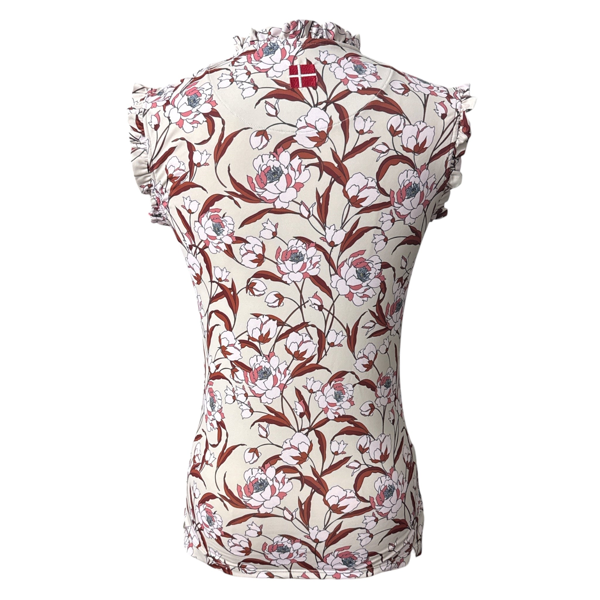 Kastel Denmark Sleeveless Flutter Peony Print - Size XS