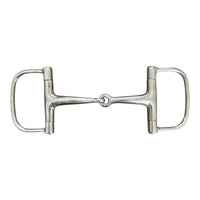 Racing Dee Ring Snaffle Bit - 5"