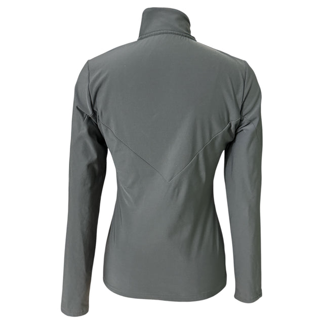 Fair Play Women's Fleece Quarter Zip Top - Grey / Size Small