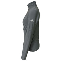Fair Play Women's Fleece Quarter Zip Top - Grey / Size Small