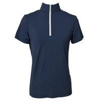 The Tailored Sportsman Women's Short Sleeve Sun Shirt - Navy Blue / Size Medium