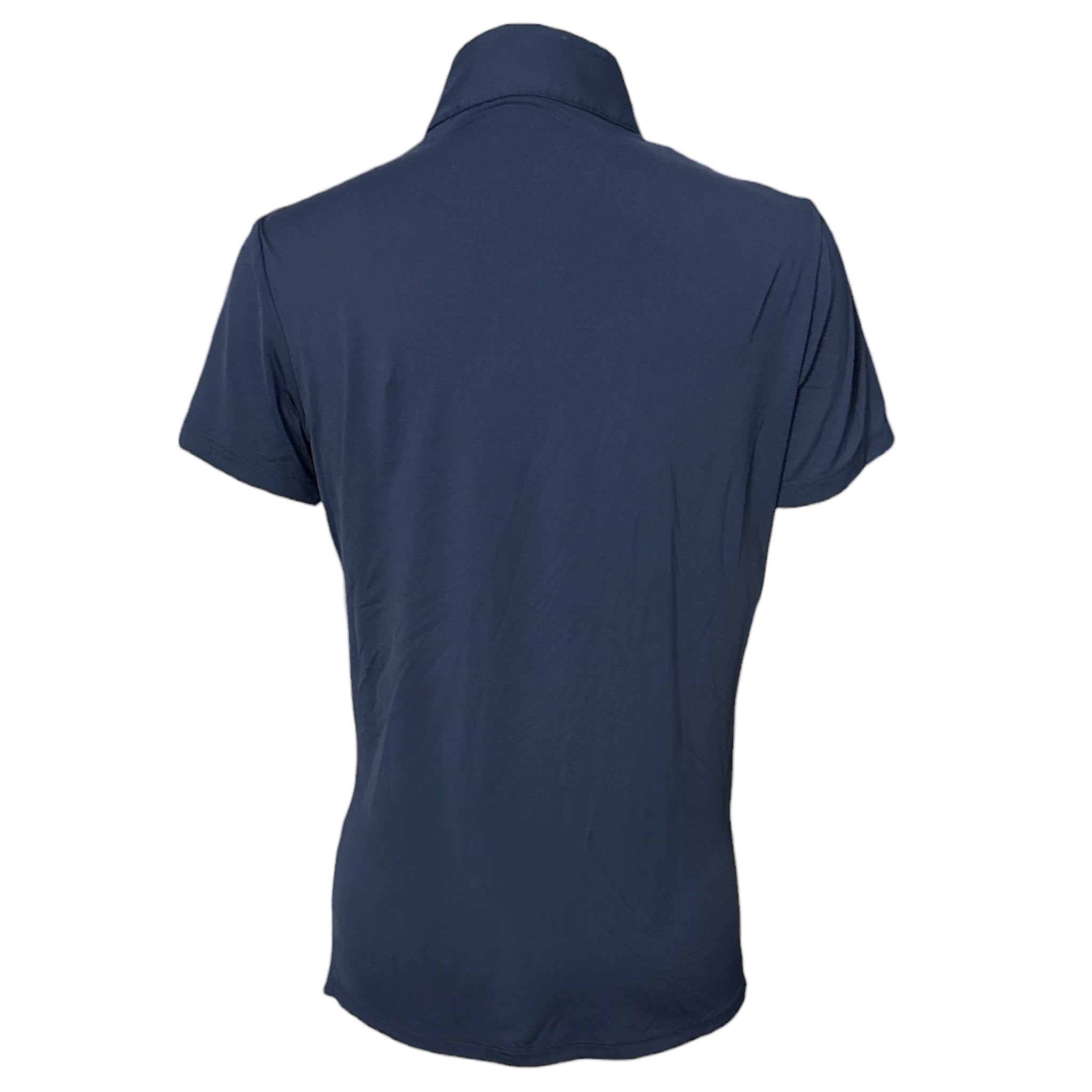 The Tailored Sportsman Women's Short Sleeve Sun Shirt - Navy Blue / Size Medium