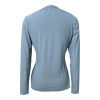 Noel Asmar Newport Mesh Long Sleeve Shirt - Slate Blue / Size Small