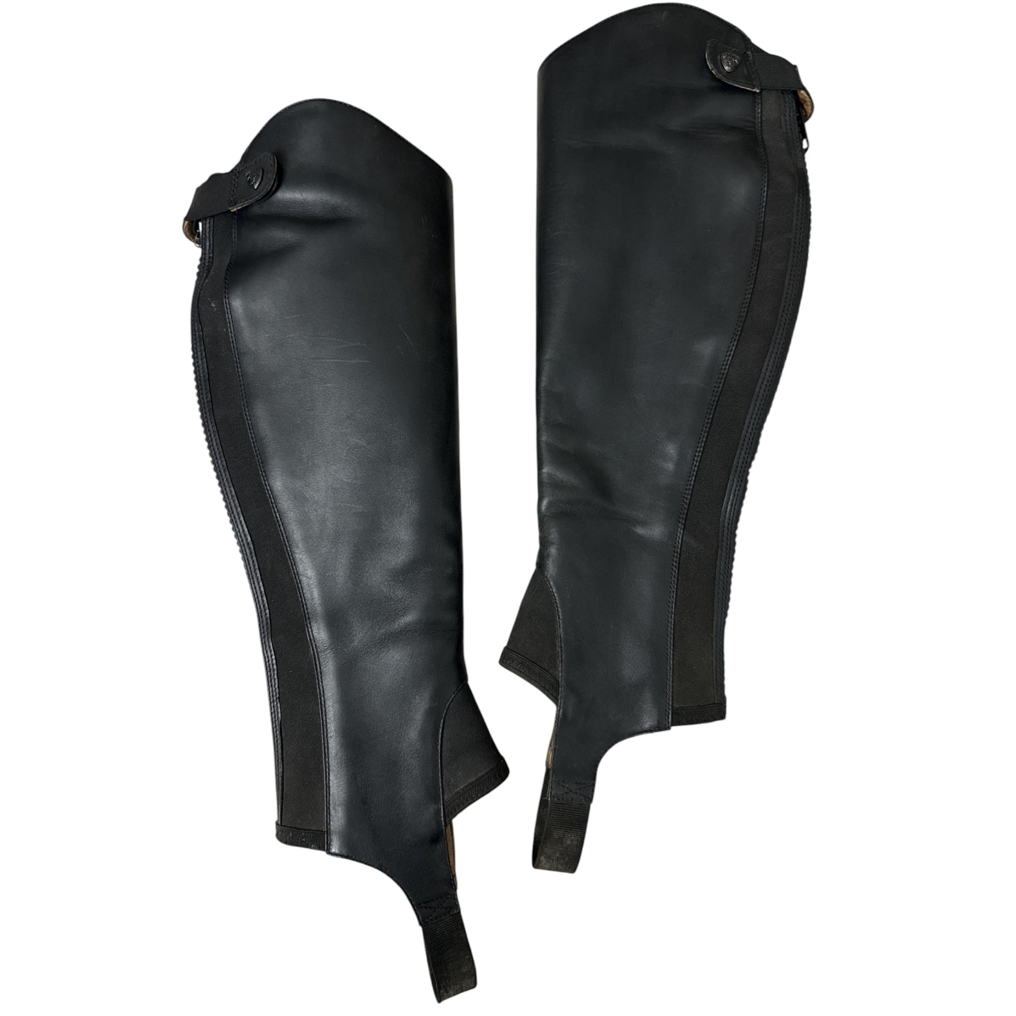 Ariat Close Contour Half Chaps Unisex - Black / Size Medium