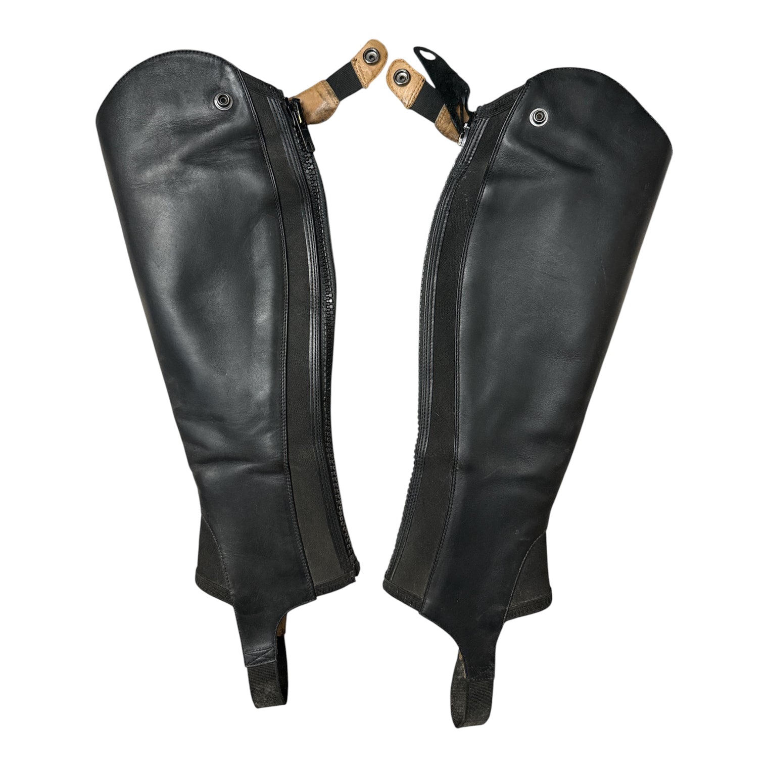Ariat Close Contour Half Chaps Unisex - Black / Size Medium