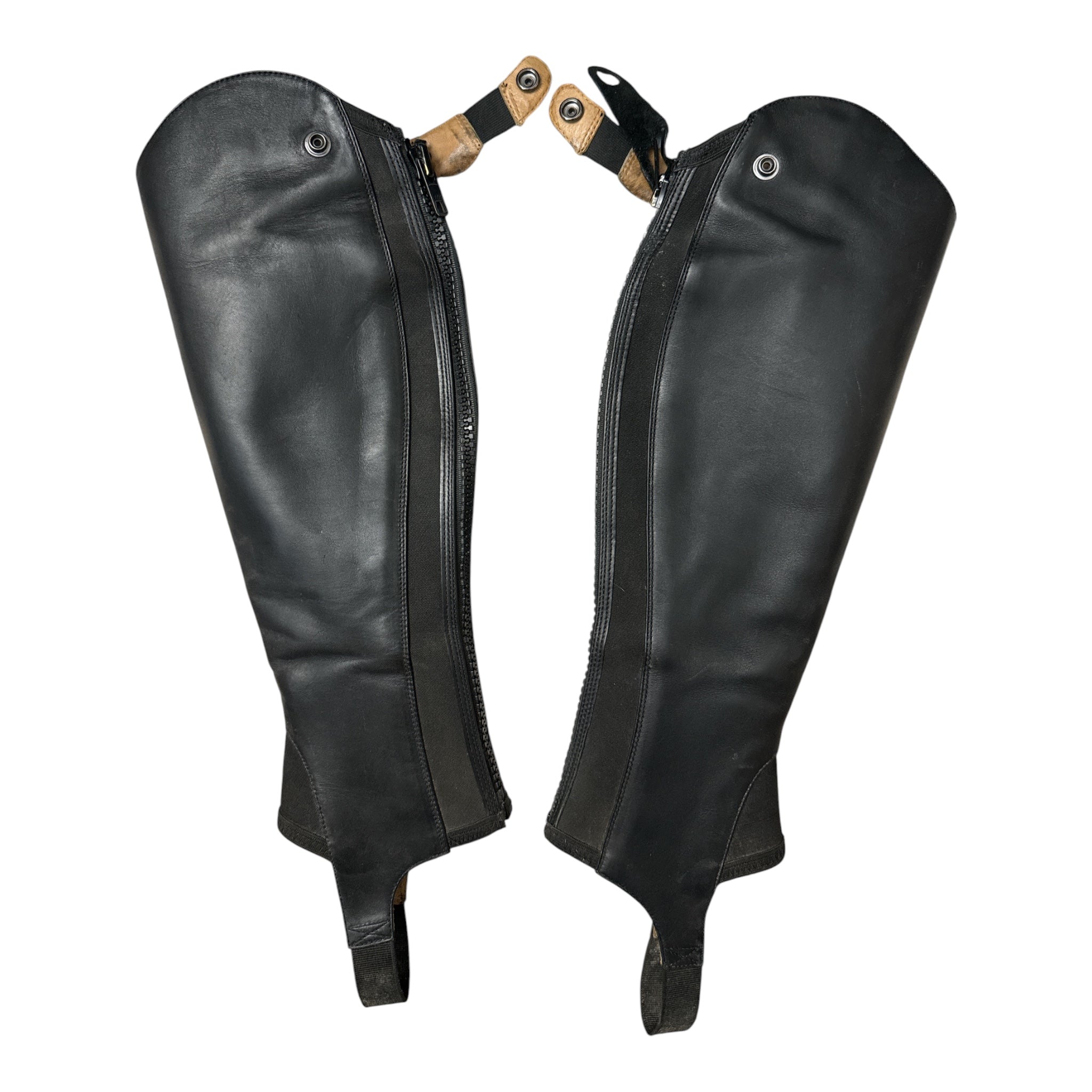 Ariat Close Contour Half Chaps Unisex - Black / Size Medium