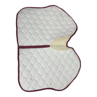 Harrison Howard Velvet Close Contact Saddle Pad - Salmon Pink  NEW