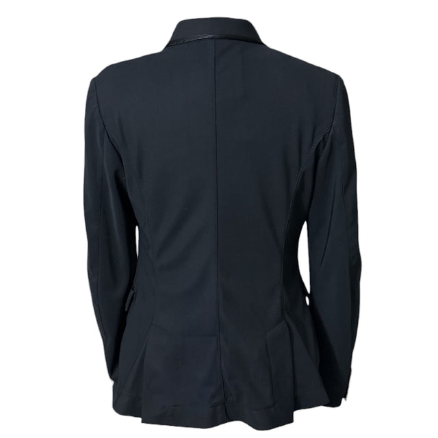 Grand Prix Women's 4 Button Tech Show Coat - Black S/ ize 42 (US 10)