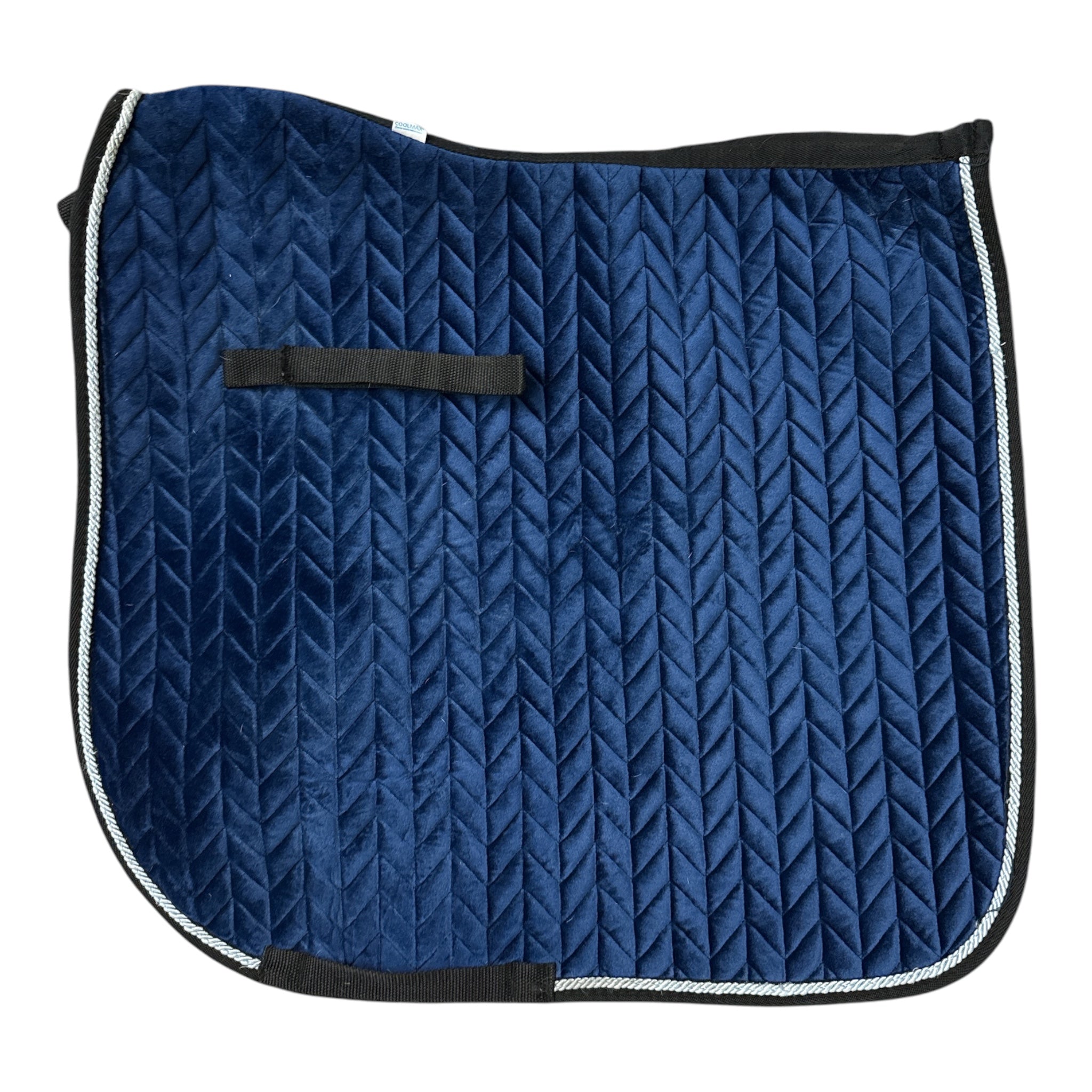 Ovation Elegance Velvet Dressage Saddle Pad - Blue / One Size