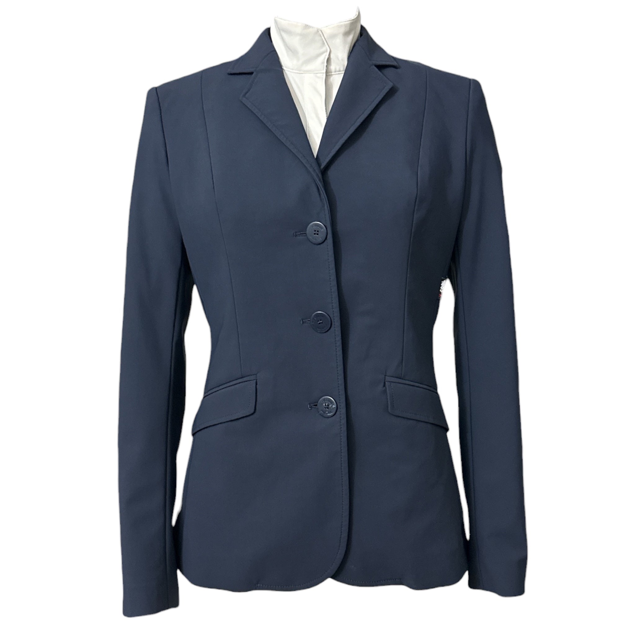 Equiline Women's Hayley Hunter Show Coat - Navy Blue / Size IT 40 (US 4)