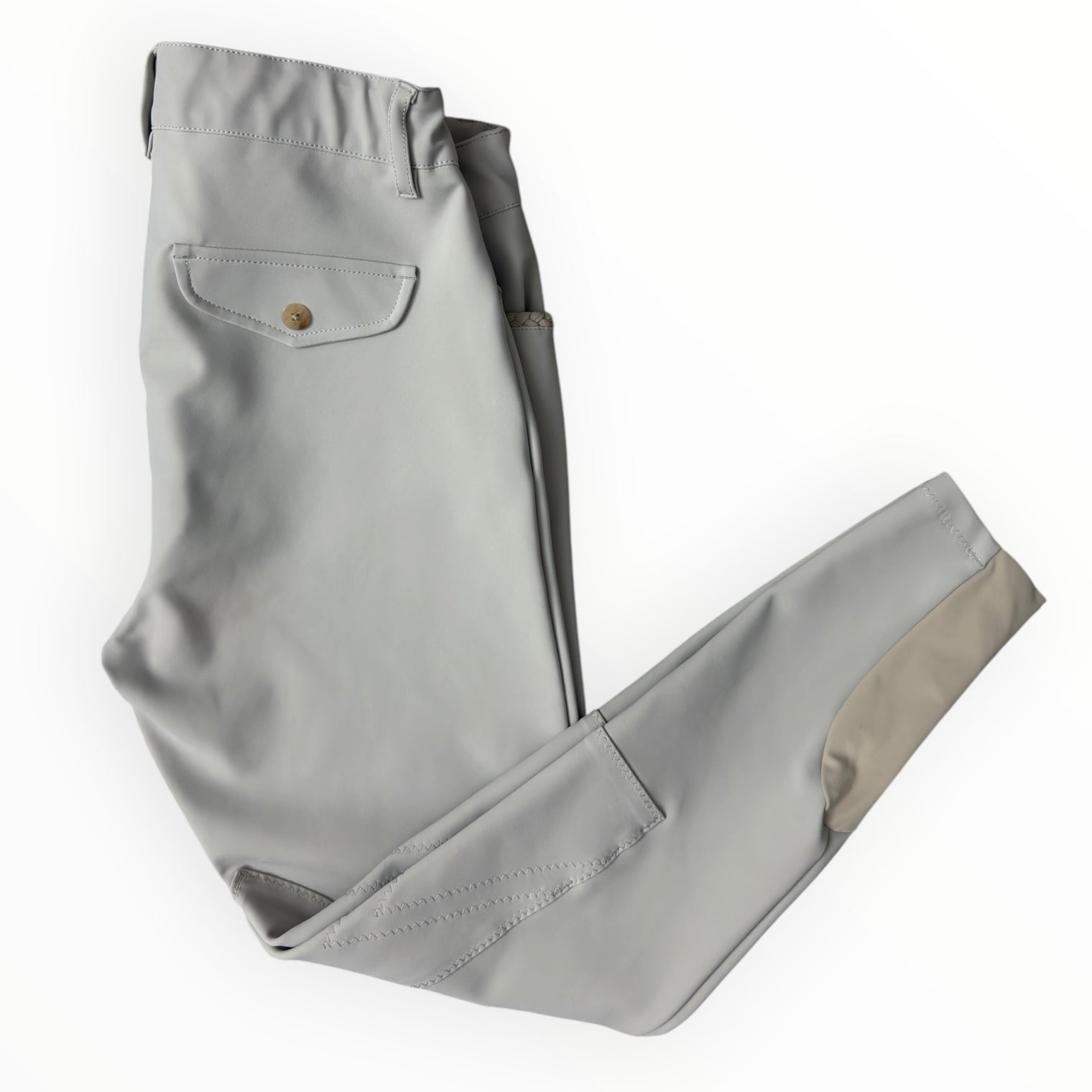 Dada Sport Giovani Knee Patch Breeches - Tan / Size EU 40 (US 30)
