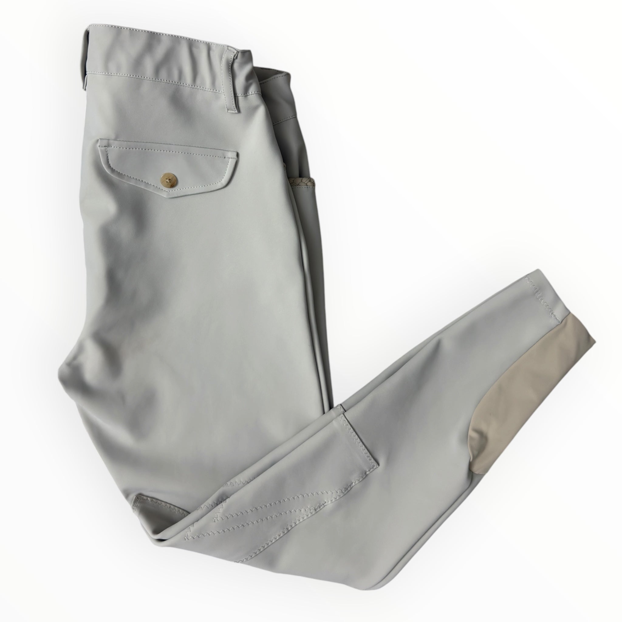 Dada Sport Giovani Knee Patch Breeches - Tan / Size EU 40 (US 30)