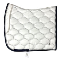 PS of Sweden Signature Dressage Saddle Pad - White / Full Size  NEW