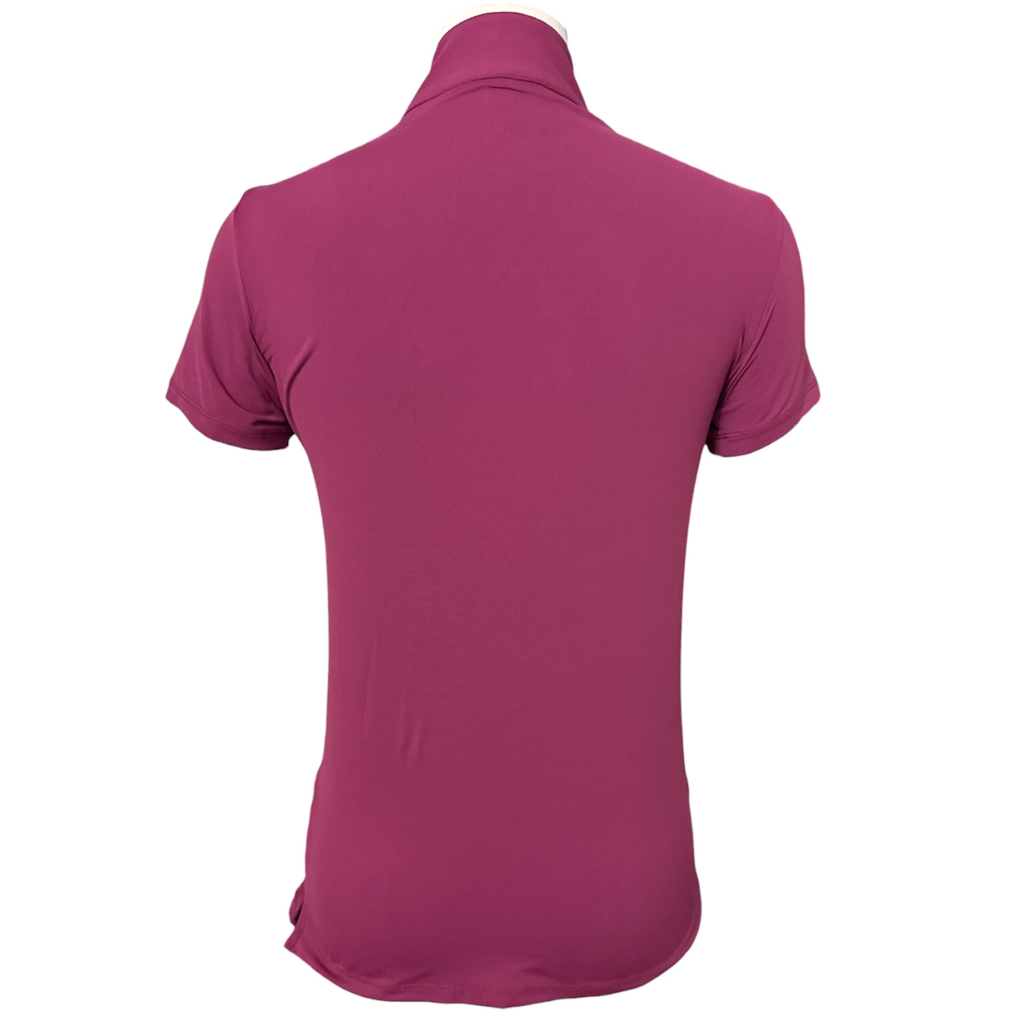 The Tailored Sportsman Short Sleeve Sun Shirt -Magenta/ Size XS