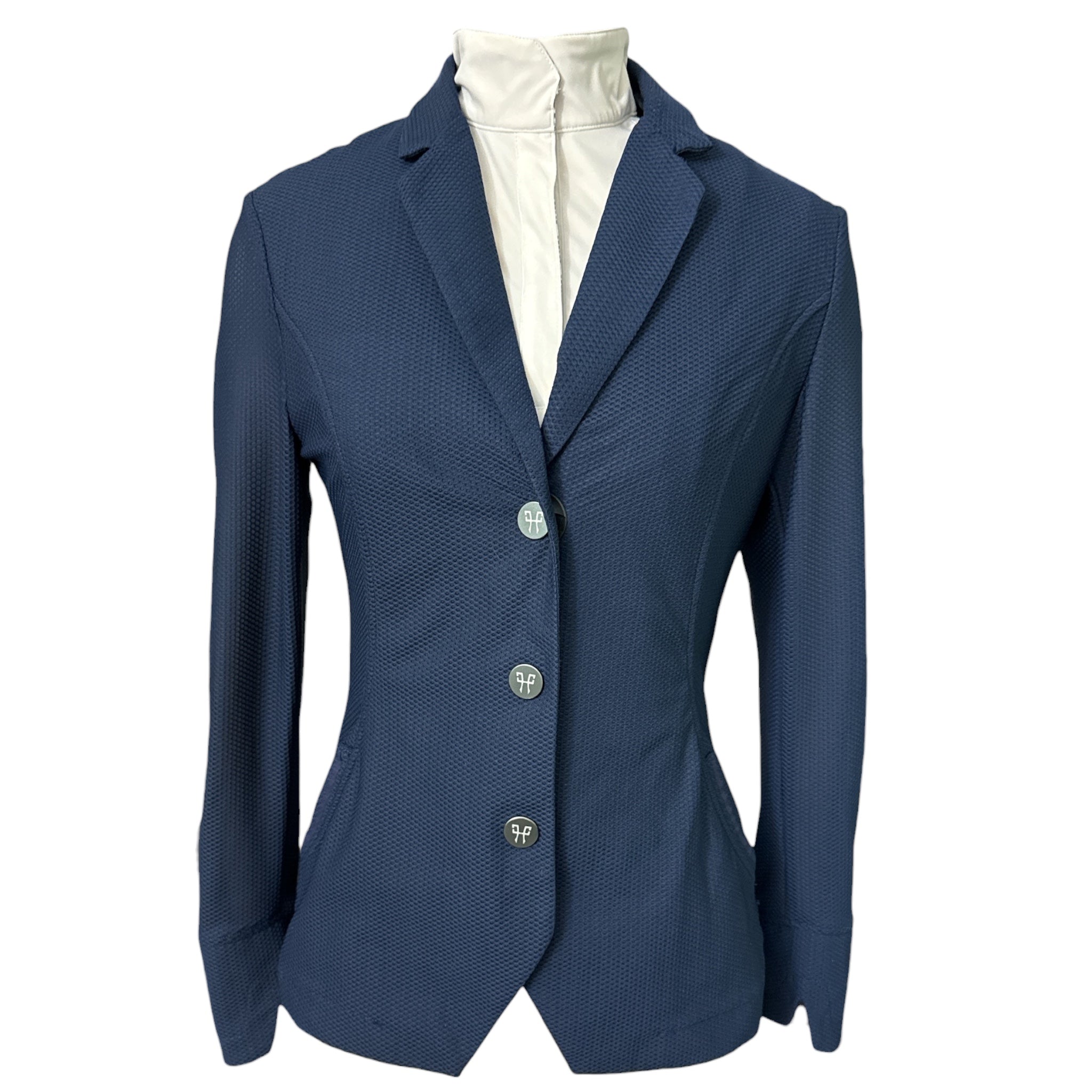 Horse Pilot Aeromesh Show Coat - Navy / Size FR 38 (US 8)