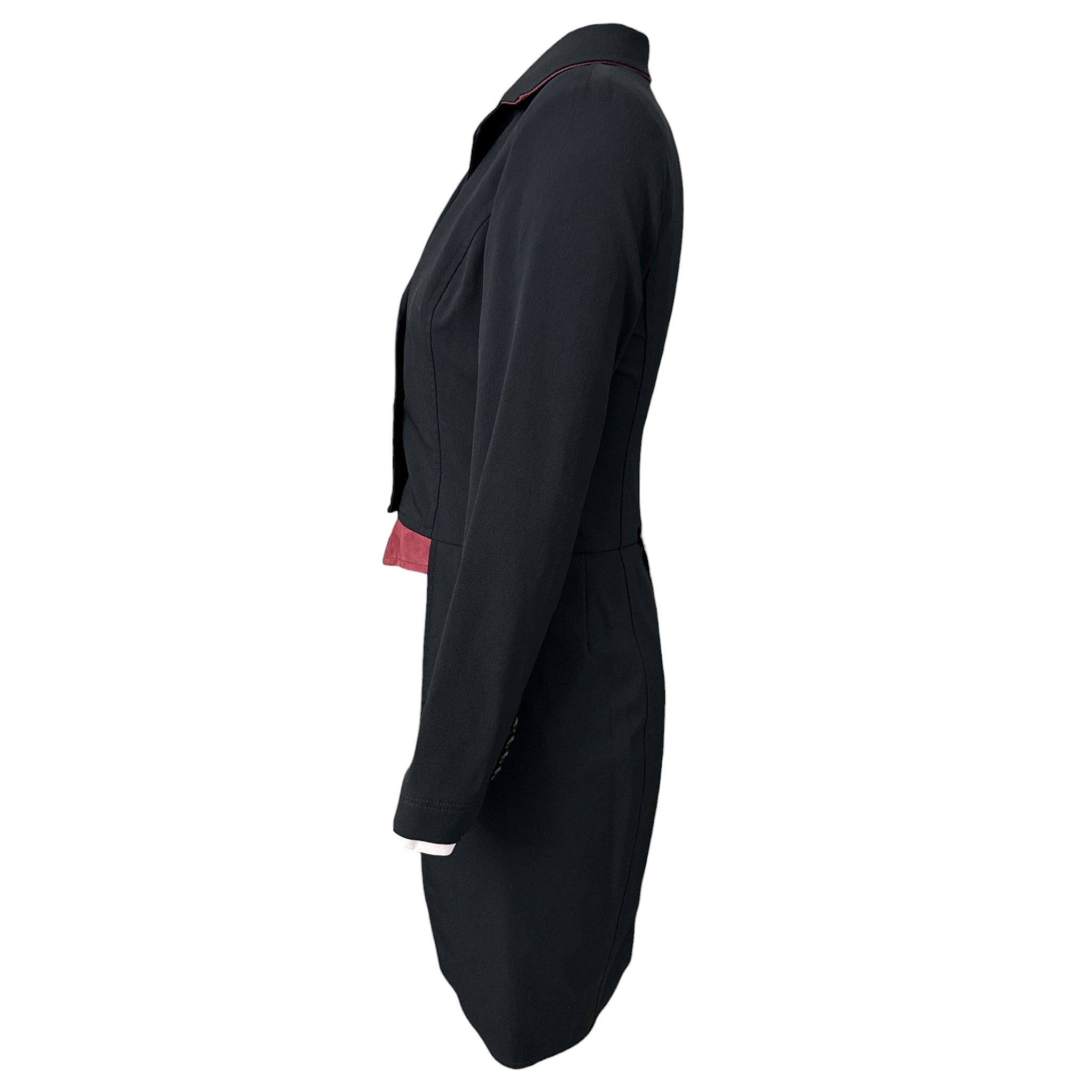 Charles Ancona Women's Shadbelly - Black with Burgundy Suede / Size US 6