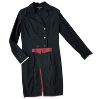 Charles Ancona Women's Shadbelly - Black with Burgundy Suede / Size US 6