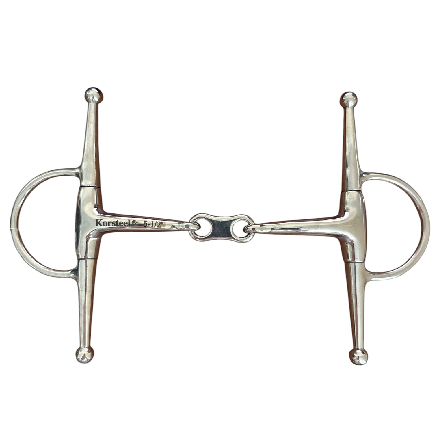 Korsteel French Link Full Cheek Bit - 5 1/2"    NEW
