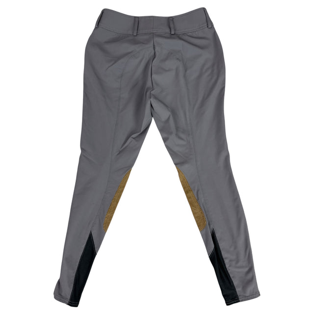 RJ Classics Gulf Knee Patch Breech - Grey / Size 26 L