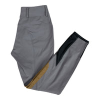 RJ Classics Gulf Knee Patch Breech - Grey / Size 26 L