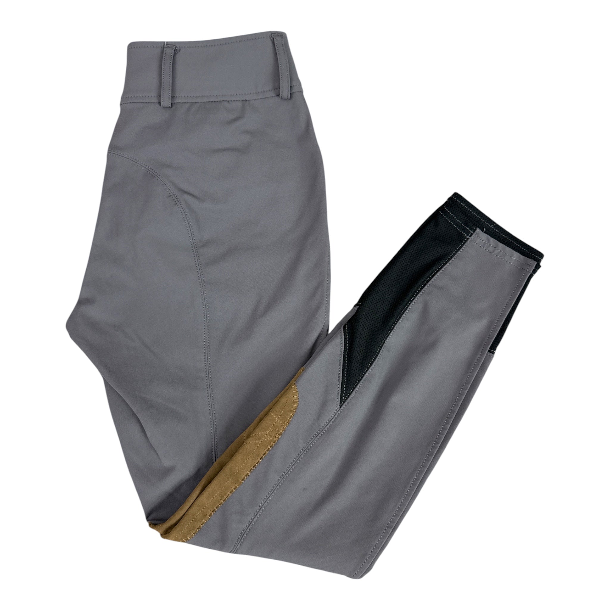 RJ Classics Gulf Knee Patch Breech - Grey / Size 26 L