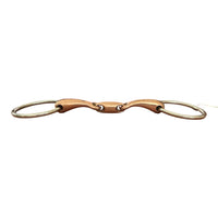 Korsteel Oval Mouth Copper Loose Ring Snaffle Bit - 5 1/2"  NEW
