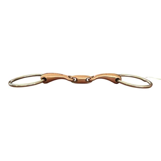 Korsteel Oval Mouth Copper Loose Ring Snaffle Bit - 5 1/2"  NEW