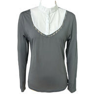 Harcour Women's Lizzy Show Shirt - Charcoal Grey / Size Large