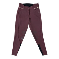 Horse Pilot X-Design Breeches - Burgundy / Size Small