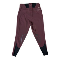 Horse Pilot X-Design Breeches - Burgundy / Size Small