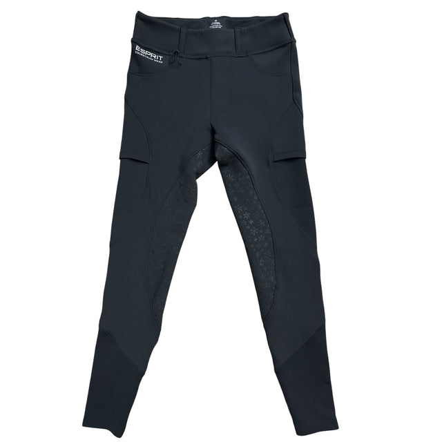 Espirit Equestrian Classic Full Seat Winter Tights - Black / Size Small   NEW