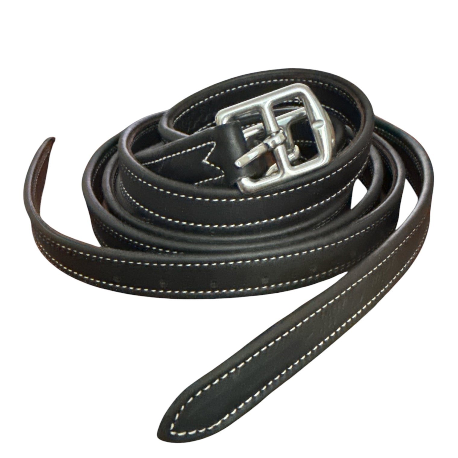 Butet  Lined Stirrup Leathers - Cachou / Dark Brown Size 54"   NEW
