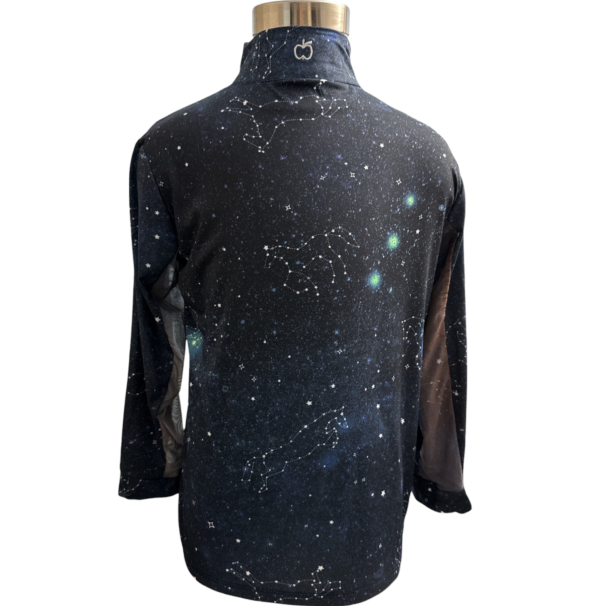 Dapplebay Kids Constellation 1/4 Zip Long Sleeve - Size Youth 14/16