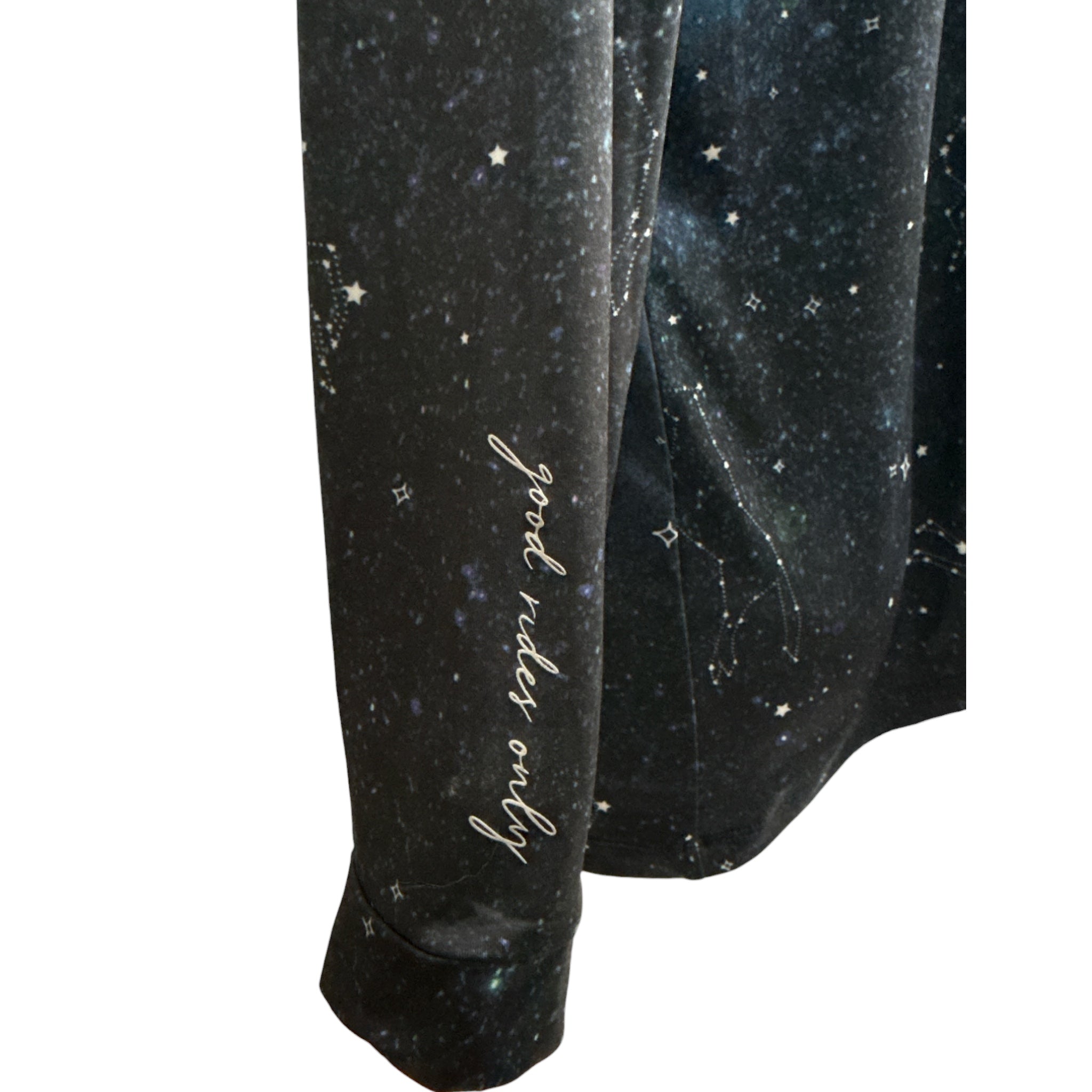 Dapplebay Kids Constellation 1/4 Zip Long Sleeve - Size Youth 14/16