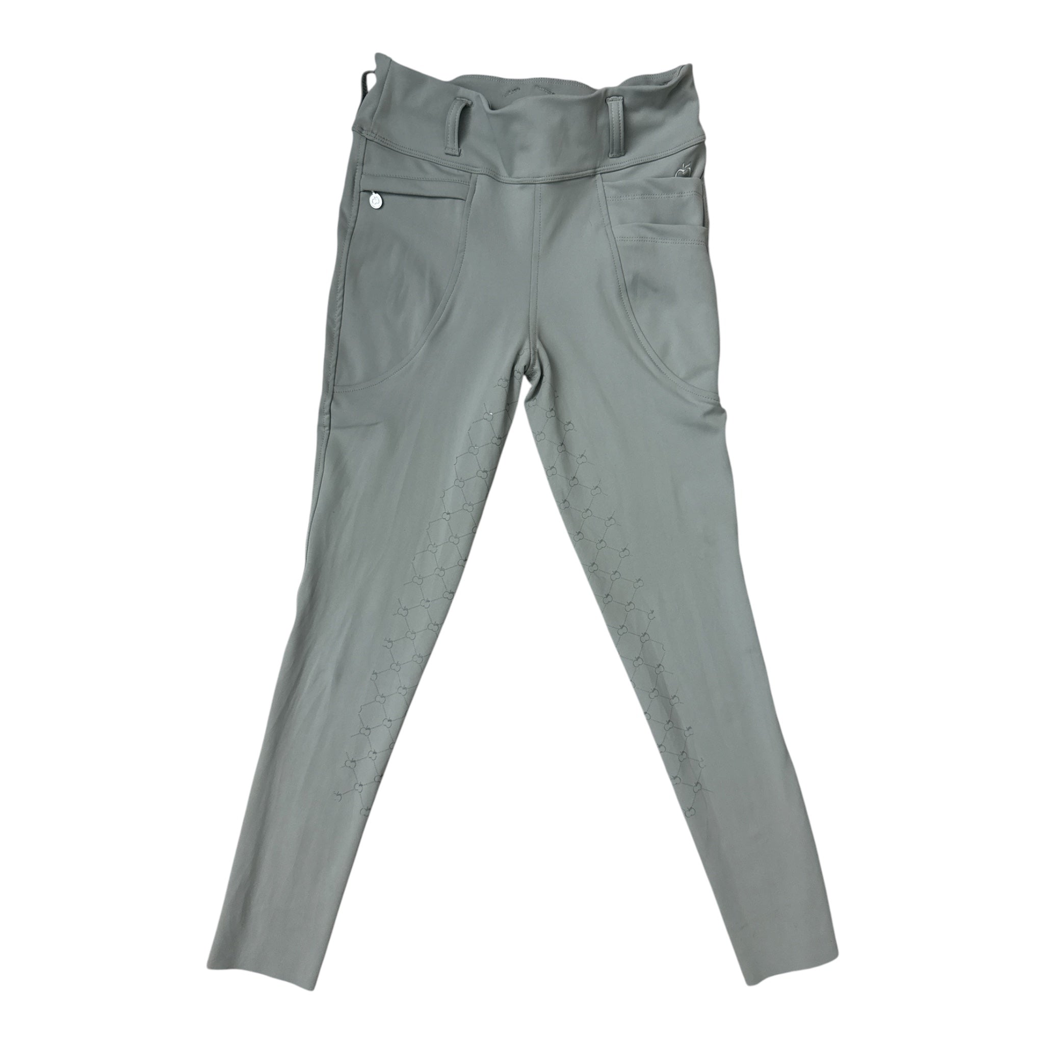Dapplebay Kids Essential Silicone Full Seat Tights  - Grey / Size Youth 14/16