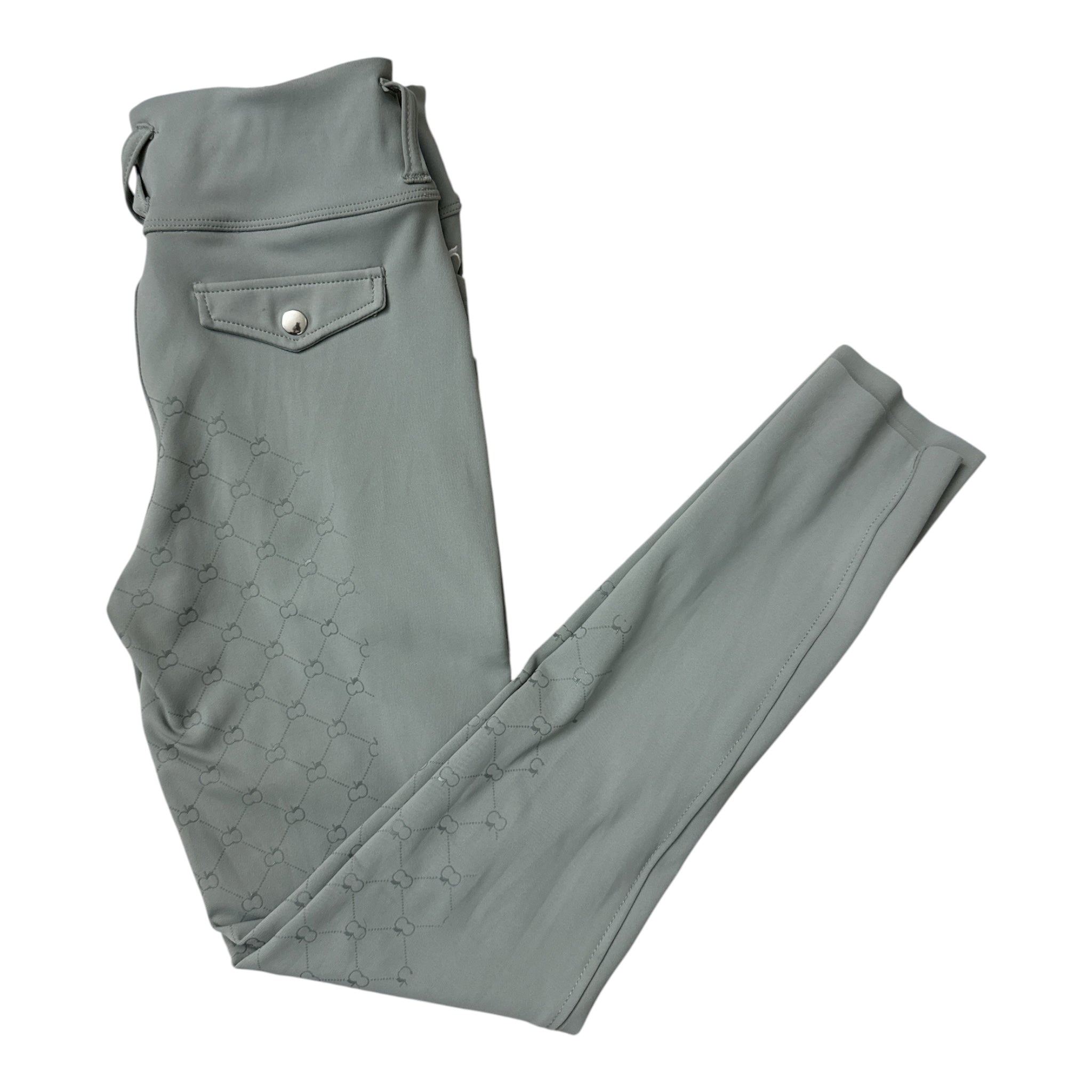Dapplebay Kids Essential Silicone Full Seat Tights  - Grey / Size Youth 14/16