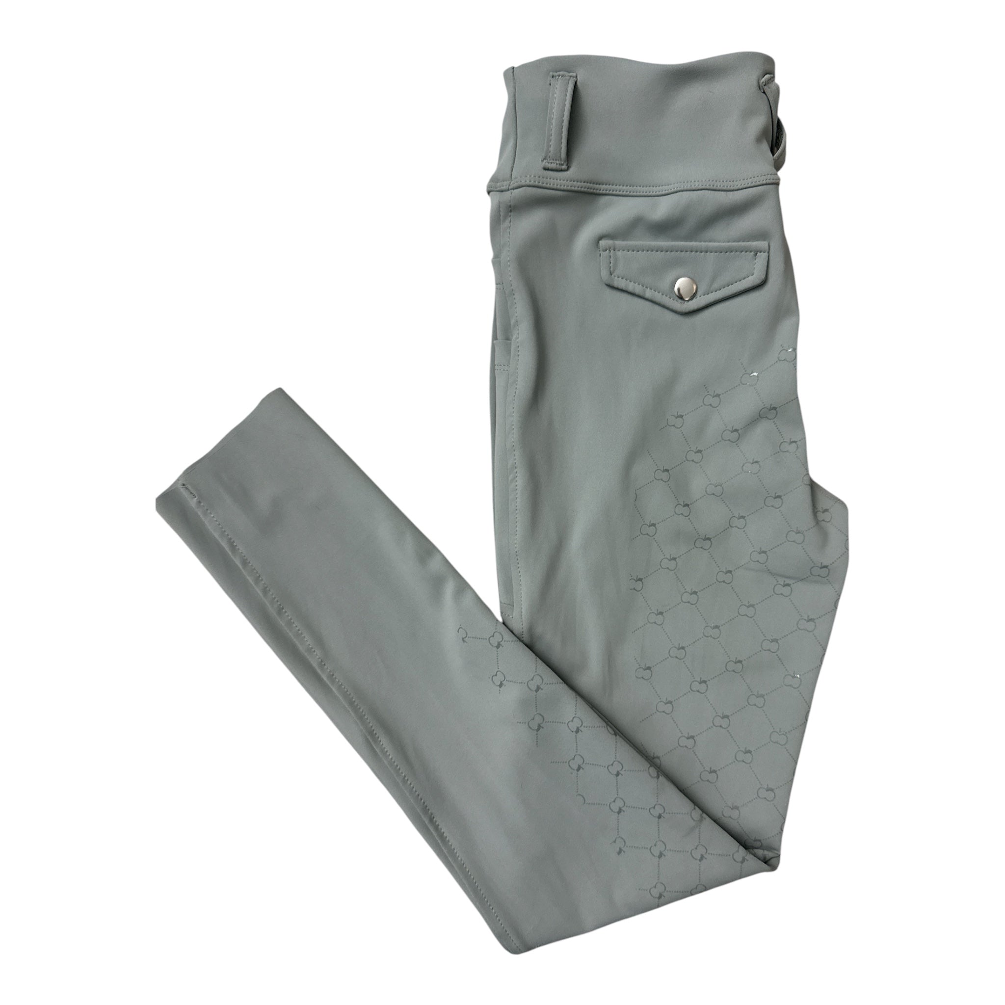 Dapplebay Kids Essential Silicone Full Seat Tights  - Grey / Size Youth 14/16