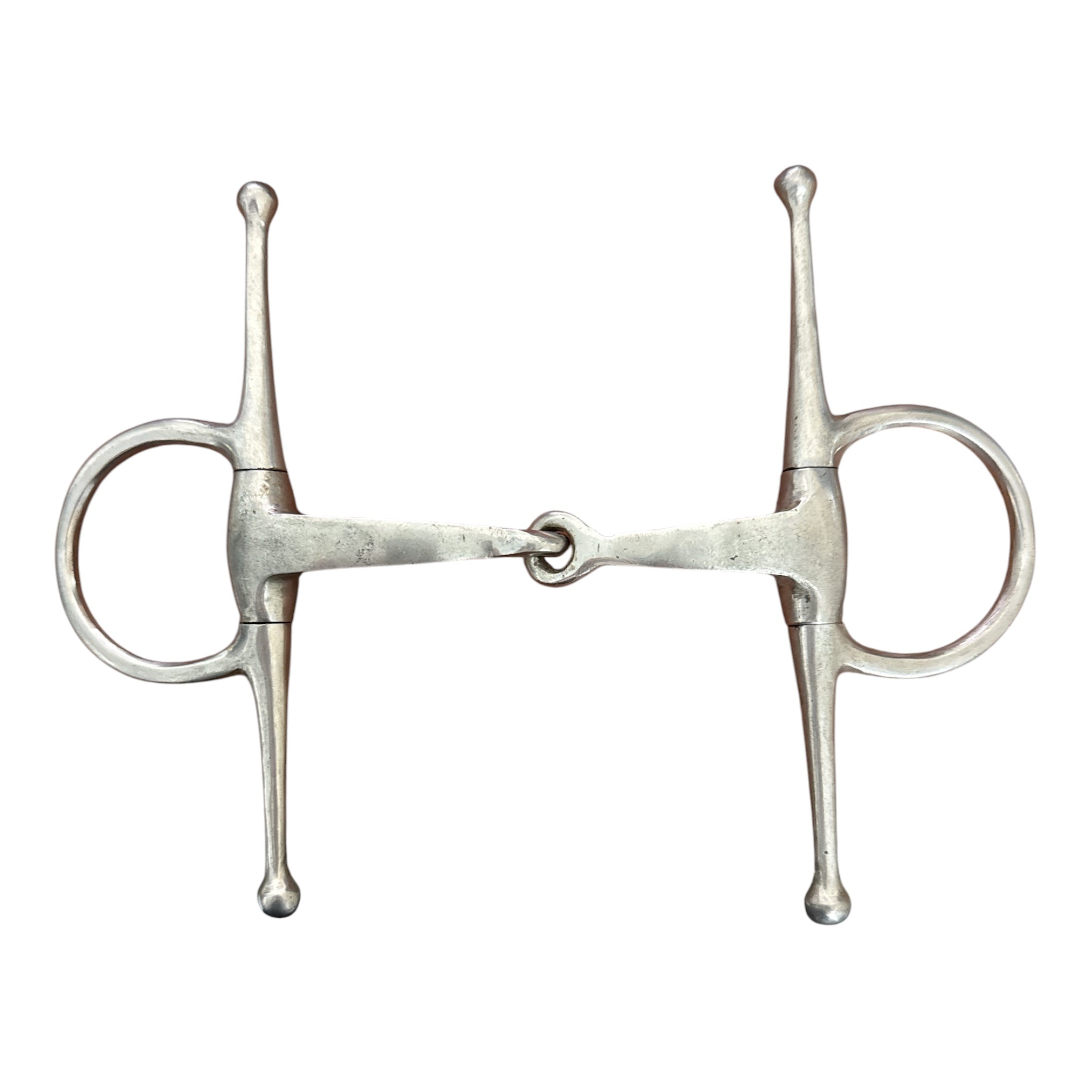 Triangle Mouth Full Cheek Snaffle Pony Bit / Size 4"