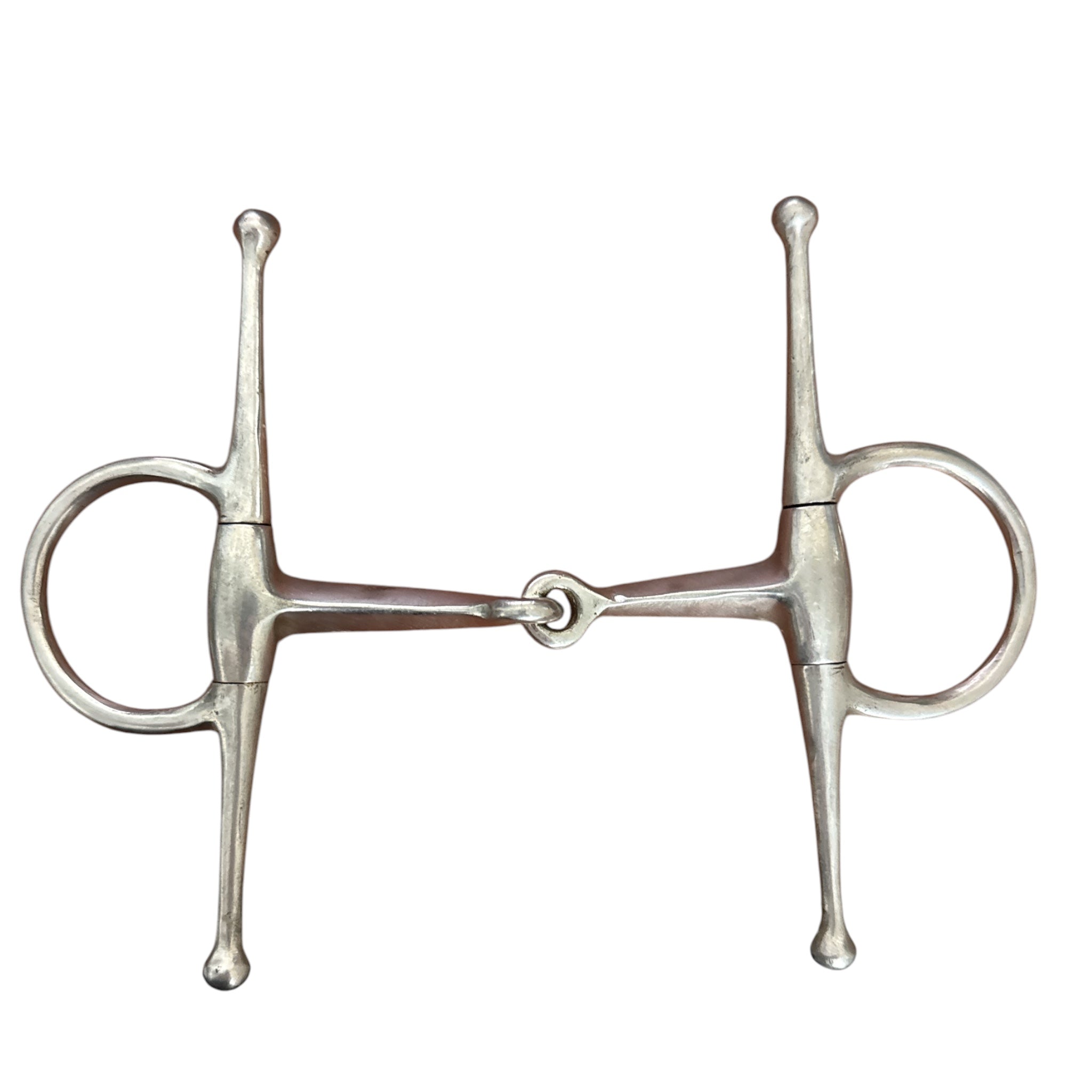 Triangle Mouth Full Cheek Snaffle Pony Bit / Size 4"