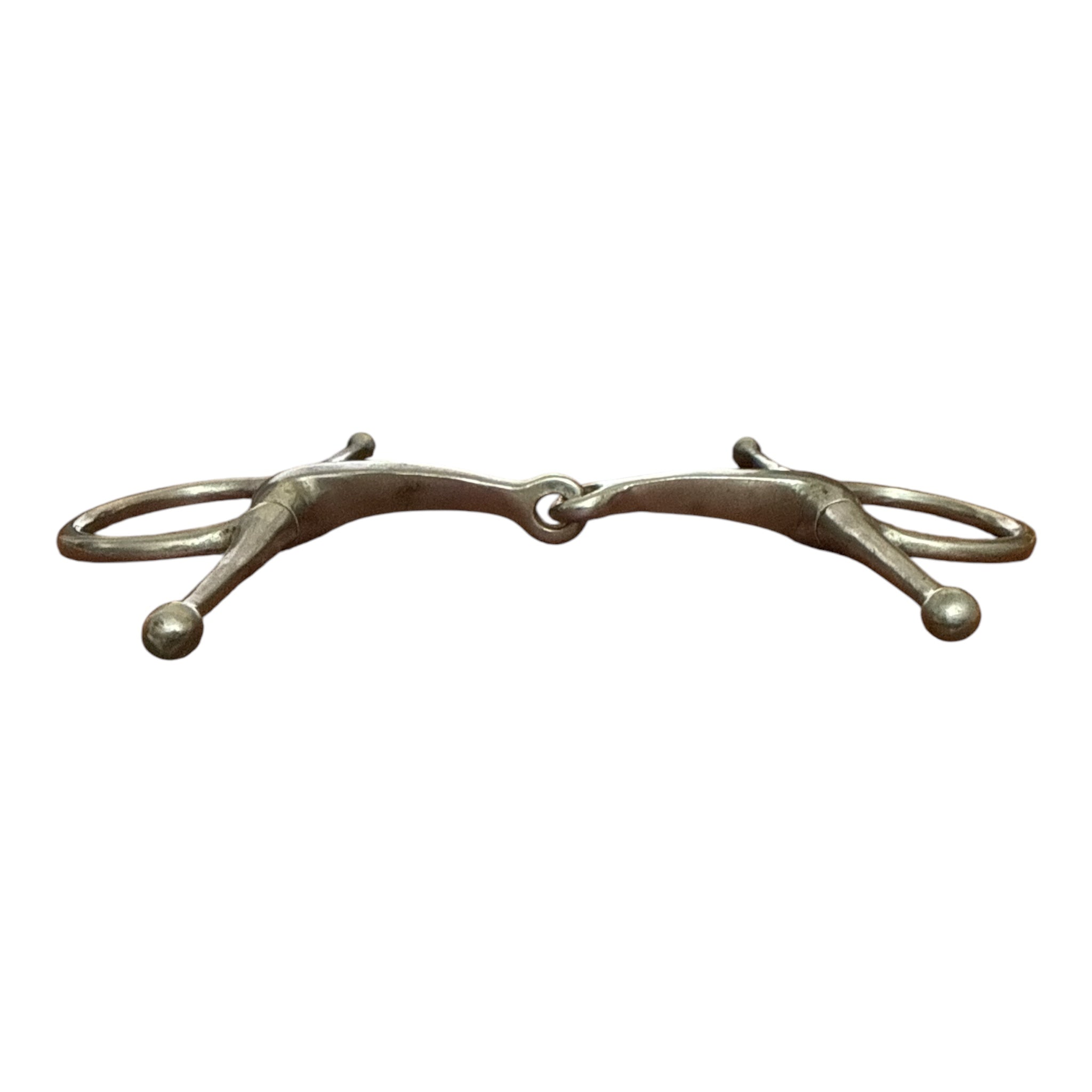 Triangle Mouth Full Cheek Snaffle Pony Bit / Size 4"