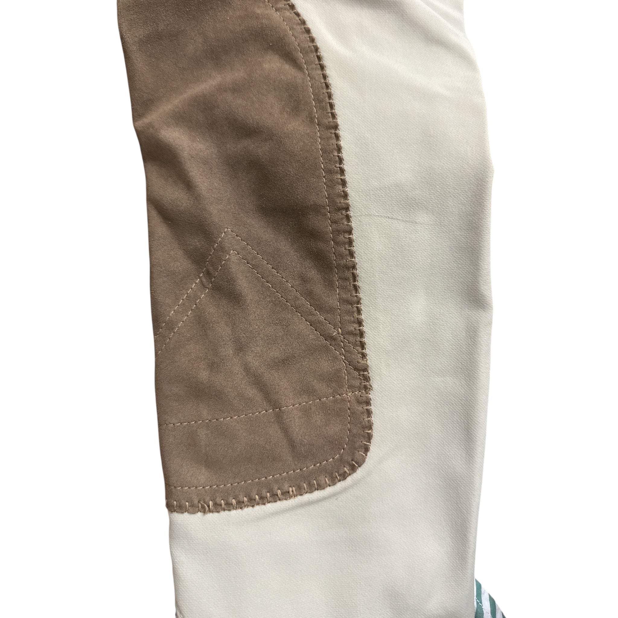 RJ Classics Gulf Knee Patch Breech - Tan/ Size 24 R
