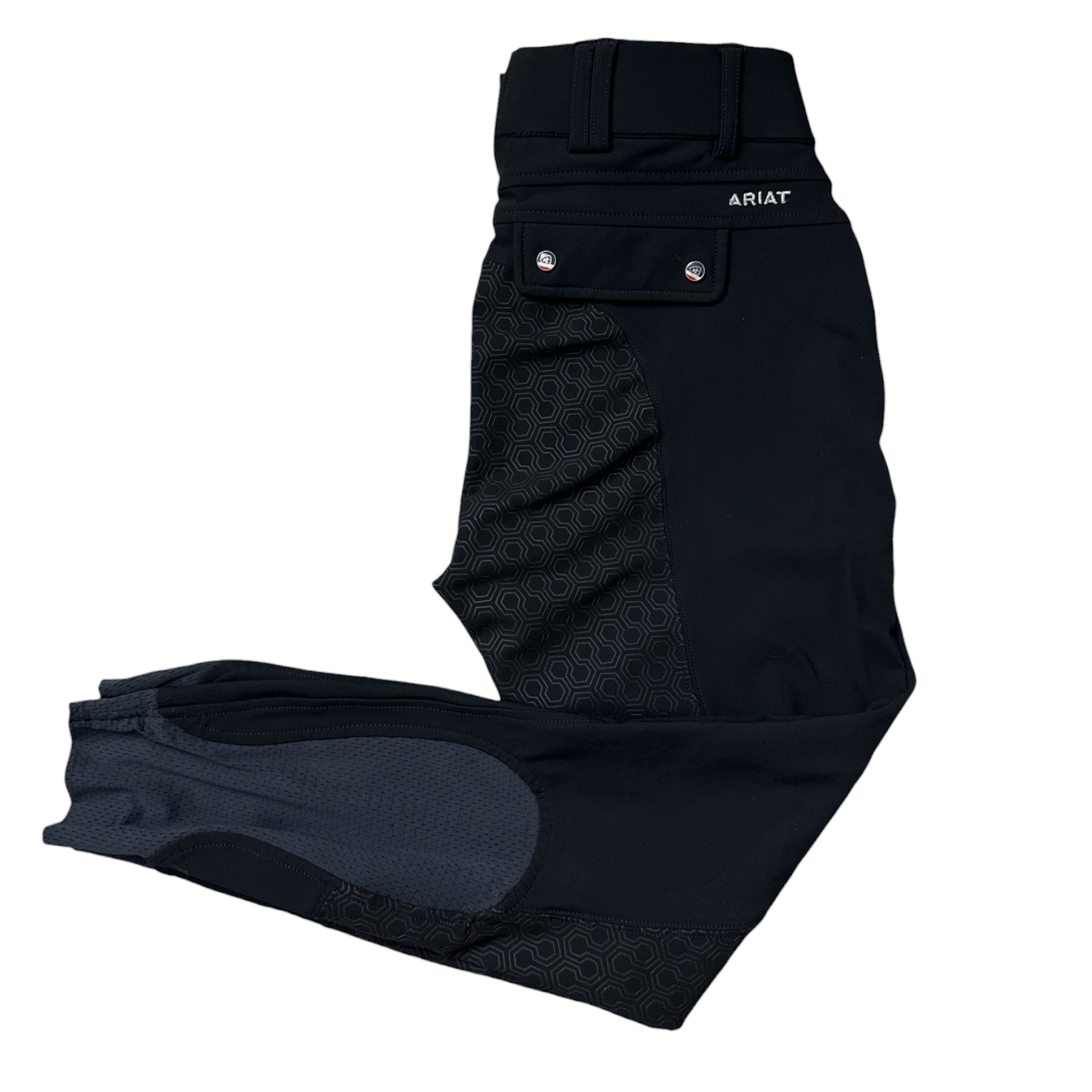 Ariat Tri Factor Grip Full Seat Breech - Black / Size US 28 R